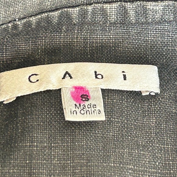 Cabi #901 Waxed Linen Moto Jacket Size Small - Picture 6 of 9